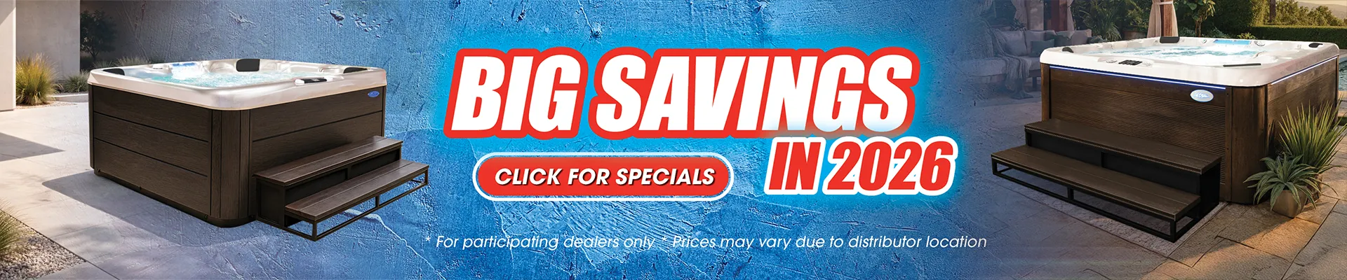 Calspas hot tub being used in a family setting - Clearfield