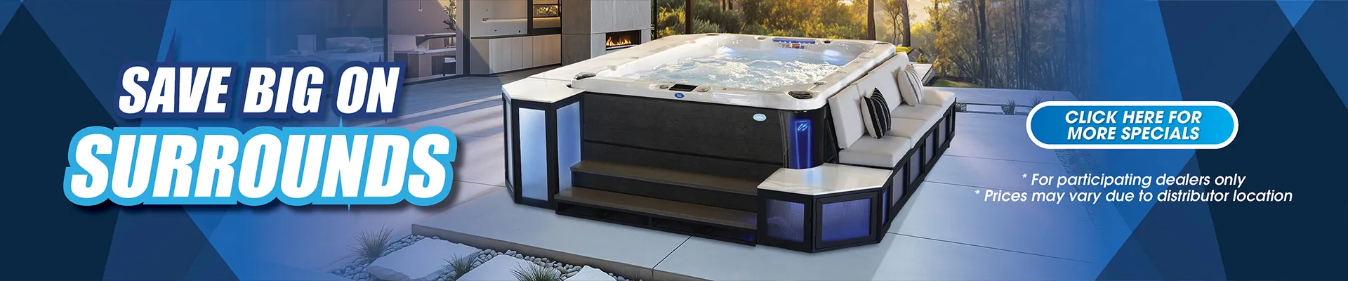 Calspas hot tub being used in a family setting - Clearfield